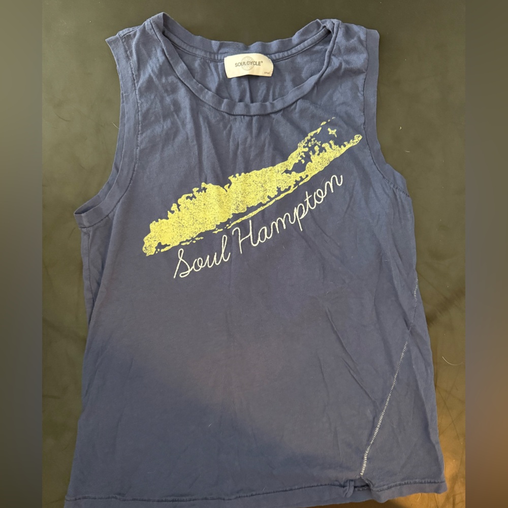 Soulcycle - “soul Hampton” tank - blue size small